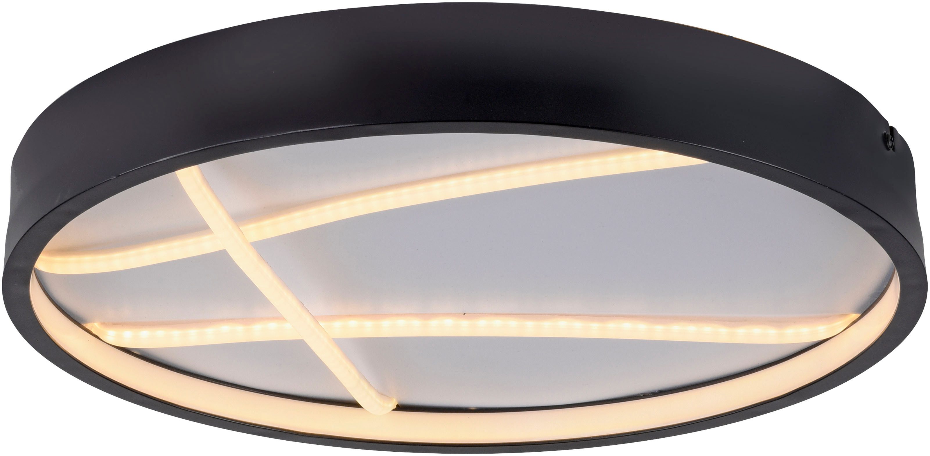 JUST LIGHT LED Deckenleuchte MIKADO, Memory, nach Trennung vom Netz, LED fest integriert, Warmweiß, dimmbar, Simply Dim, Memory nach Trennung vom Netz