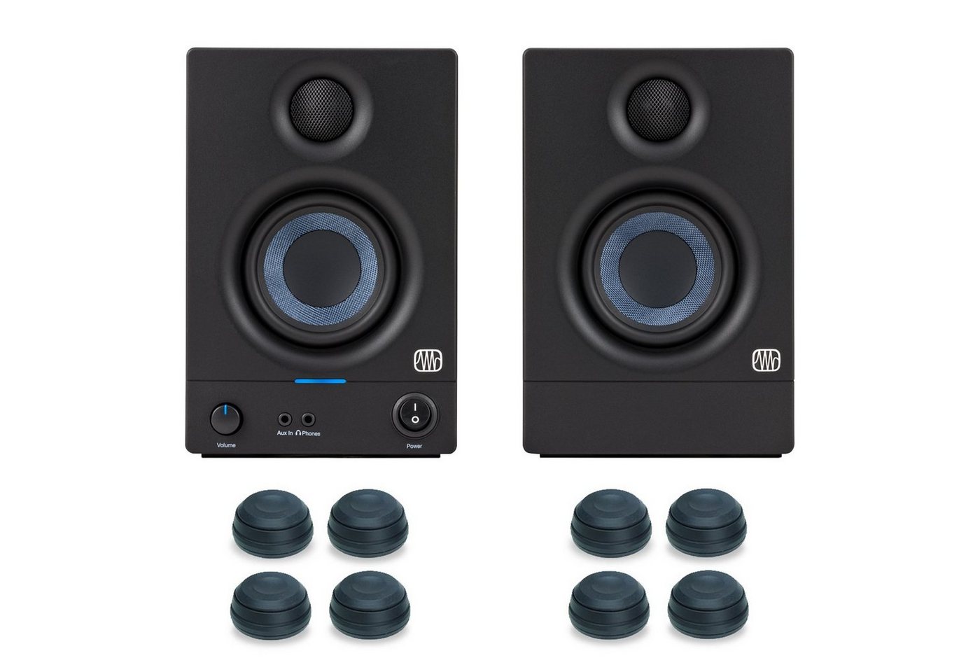 Presonus Presonus Eris 3.5 Boxen 2nd Gen mit Boxen-Füße PC-Lautsprecher 2nd Gen (1 Paar, 50 W, mit Boxen-Füße)