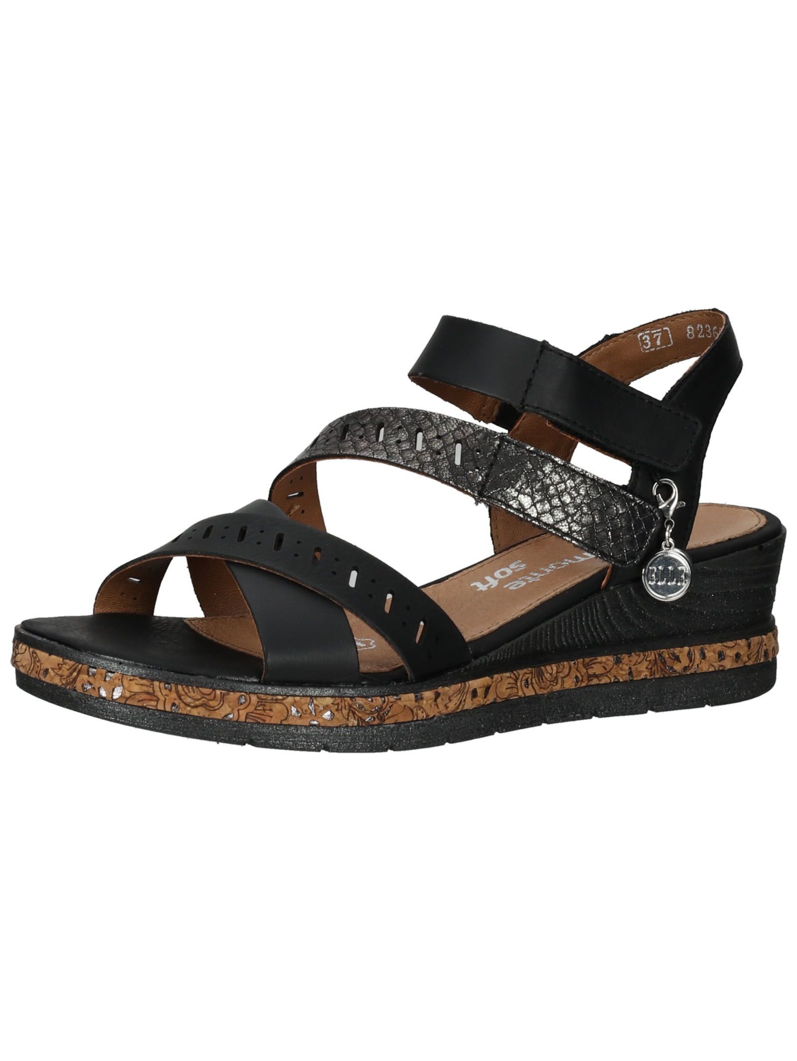 Sandalen Glattleder Keilsandalette