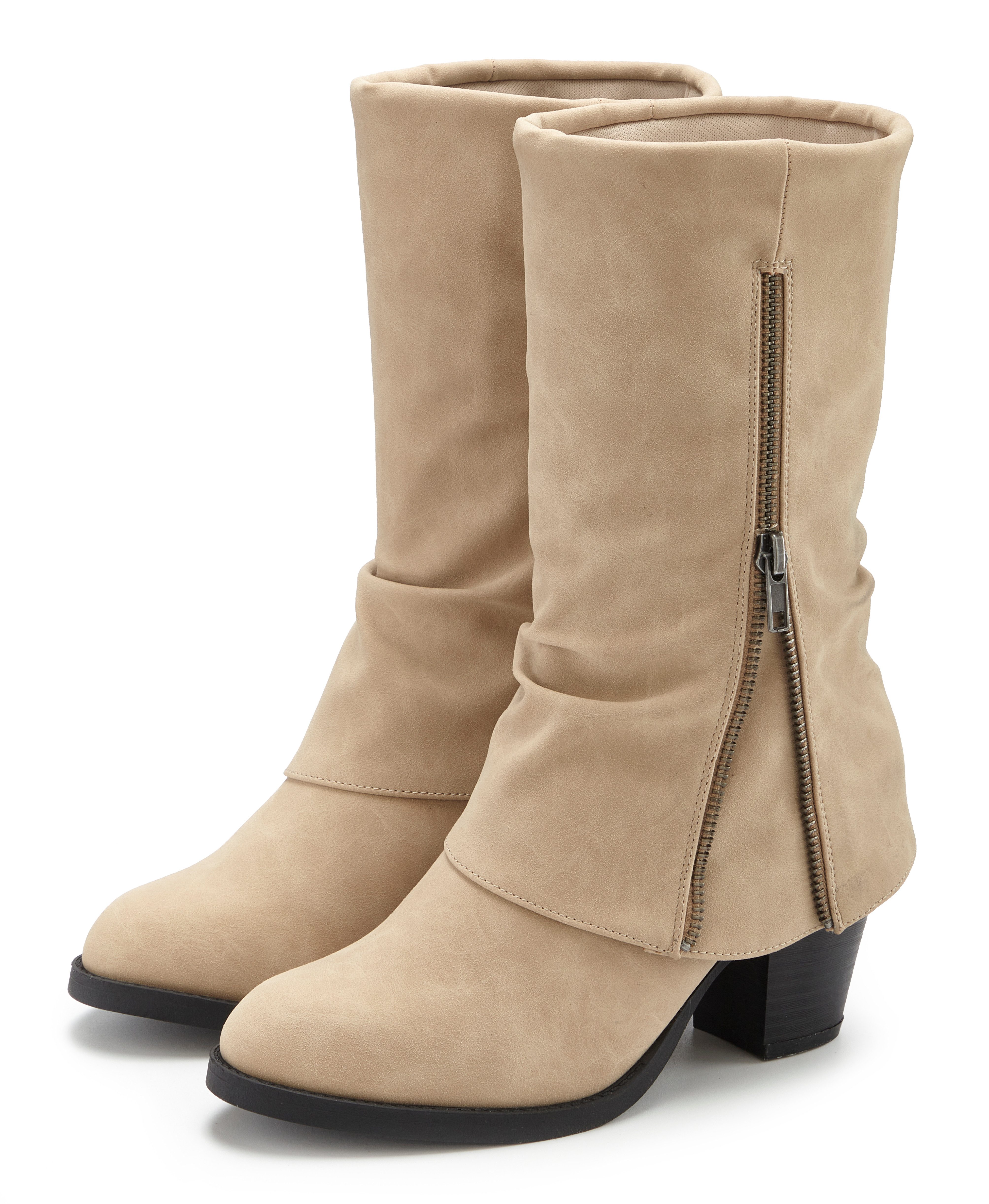 LASCANA Stiefelette, Boots, Cowboy-Stiefel, Stiefel NEU mit Blockabsatz und modischem Zierreißverschluss. € 79,99