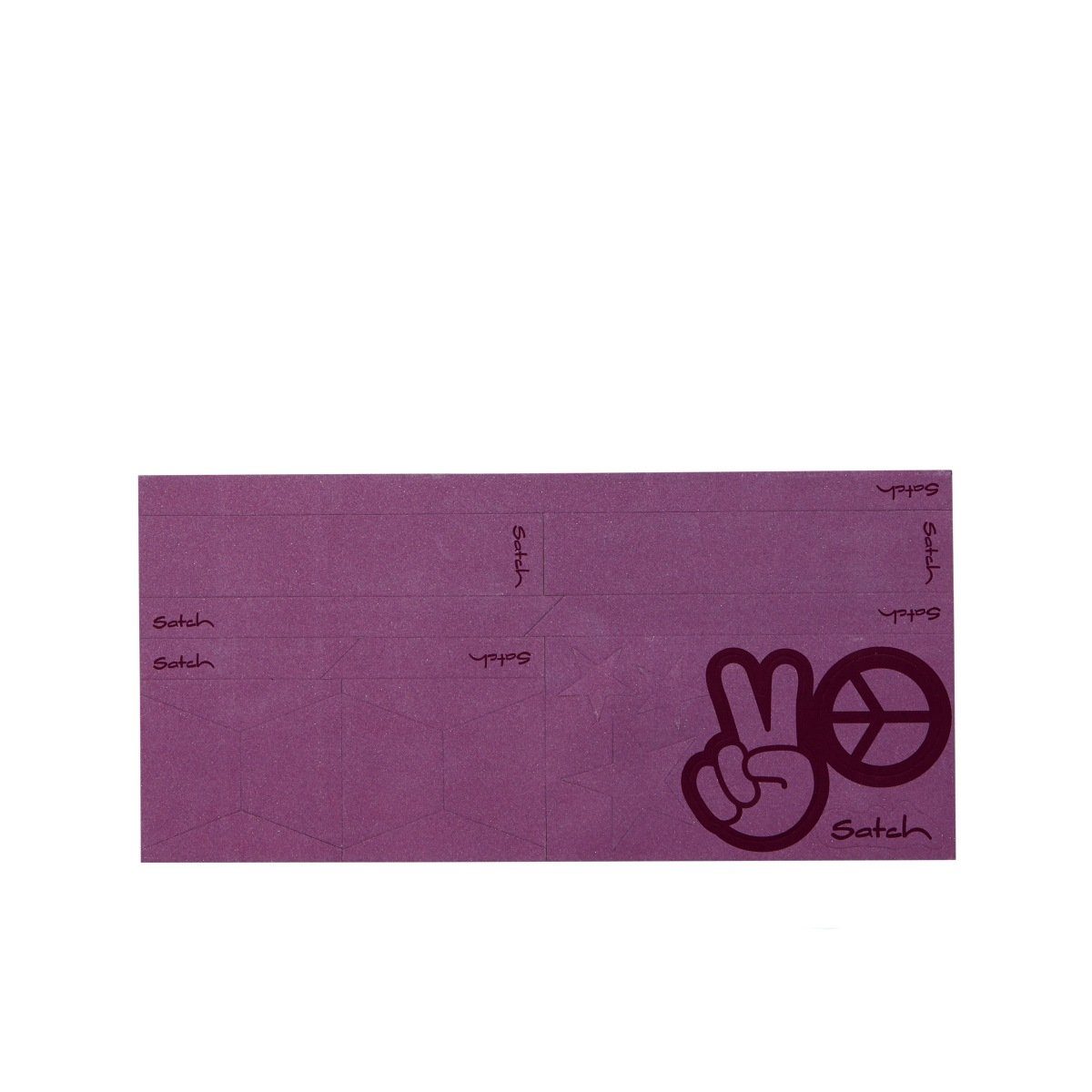 Satch Schulranzen Satch Reflective Sticker Set Lila