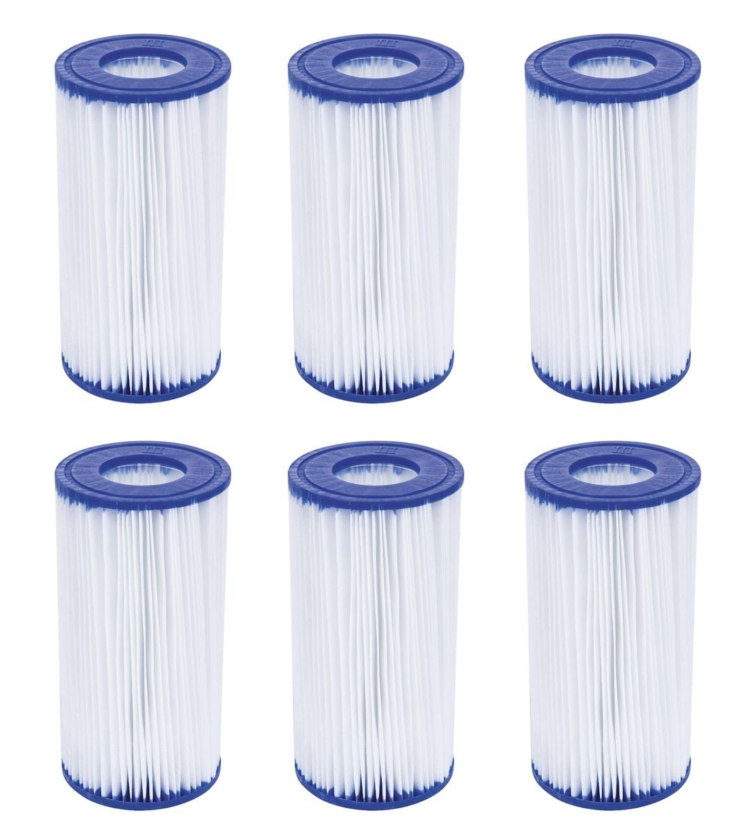Pool-Filterkartusche 6er Set Bestway Filterkartusche Poolfilter Filterpatrone