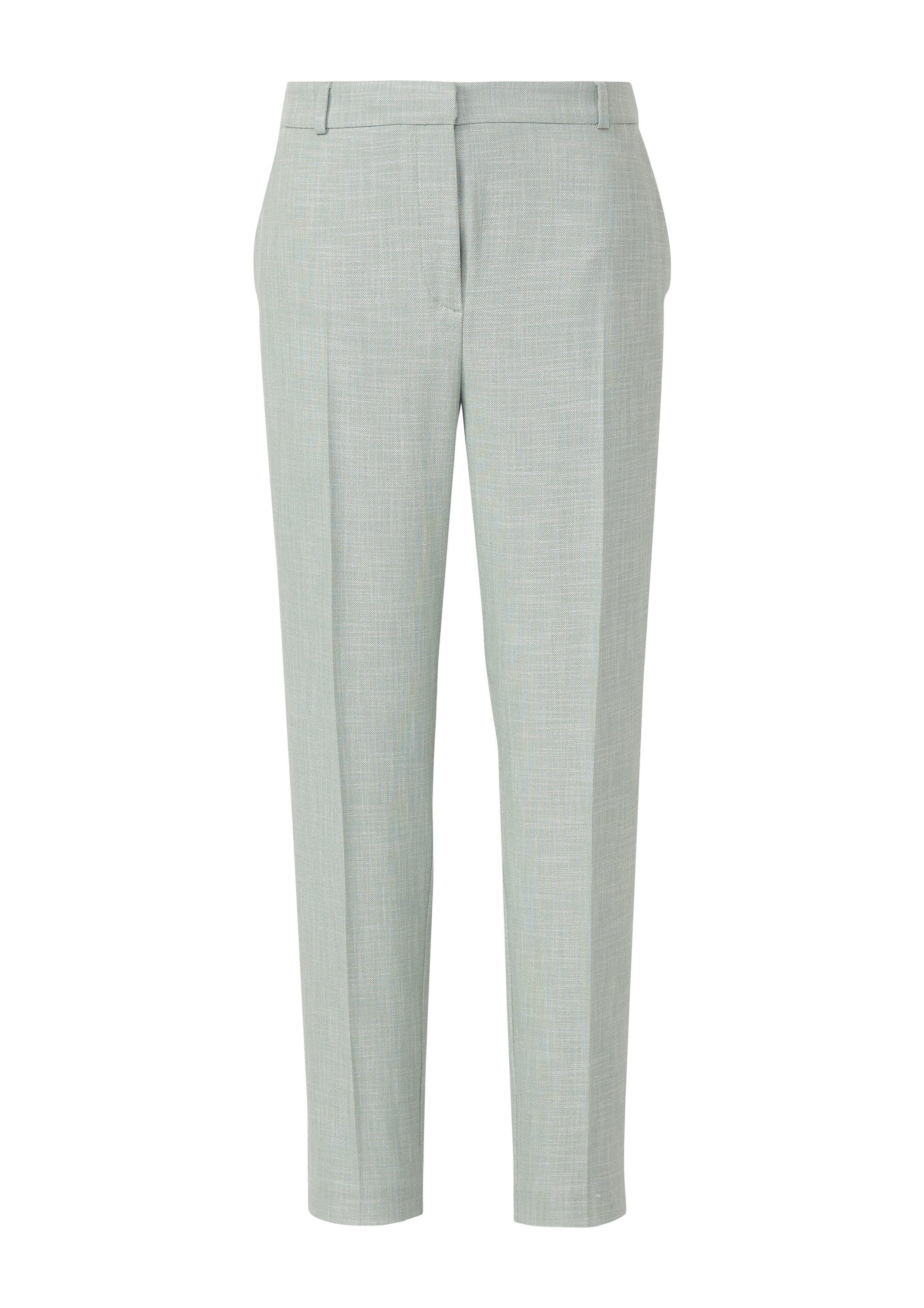 comma 7/8-Hose Hose Elegante Cigarette-Pants mit Struktur