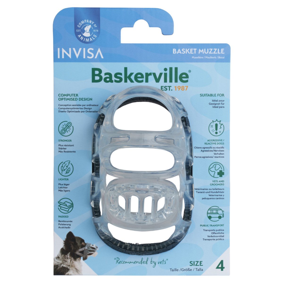 Company of Animals Maulkorb Maulkorb Baskerville Invisa