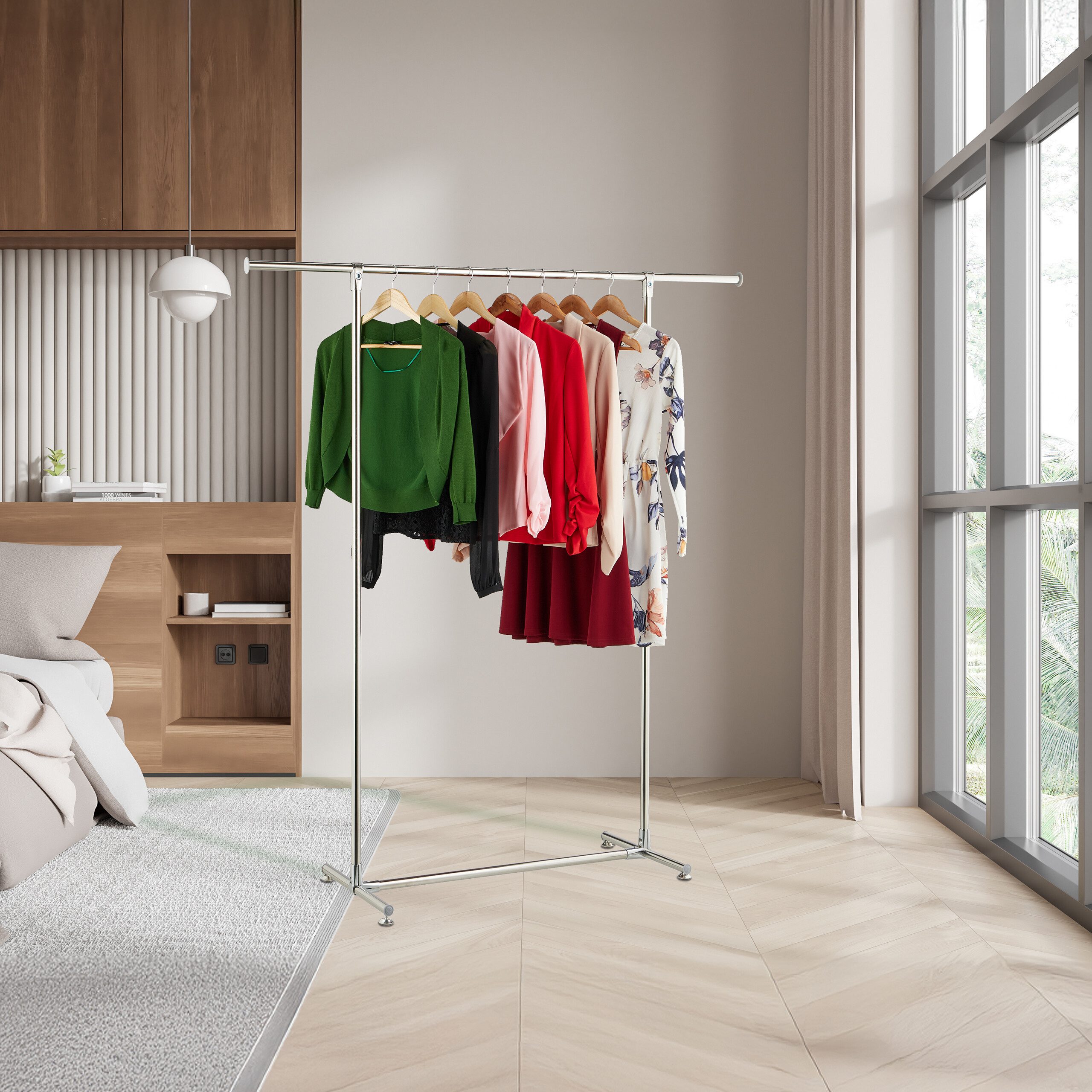 relaxdays Kleiderständer Edelstahl, (1 St) günstig online kaufen