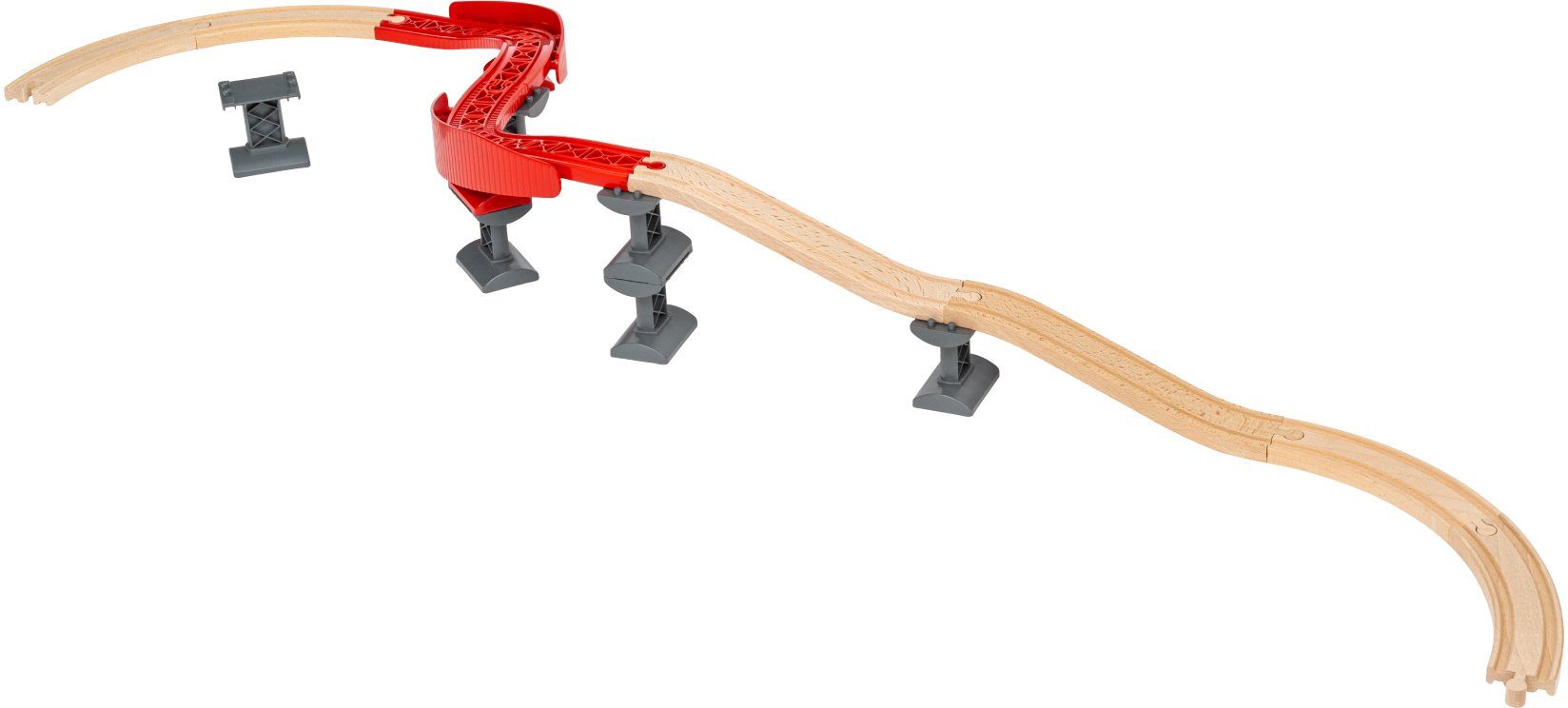 BRIO® Schienenerweiterungs-Set BRIO® WORLD, Schienenpaket Berg und Tal