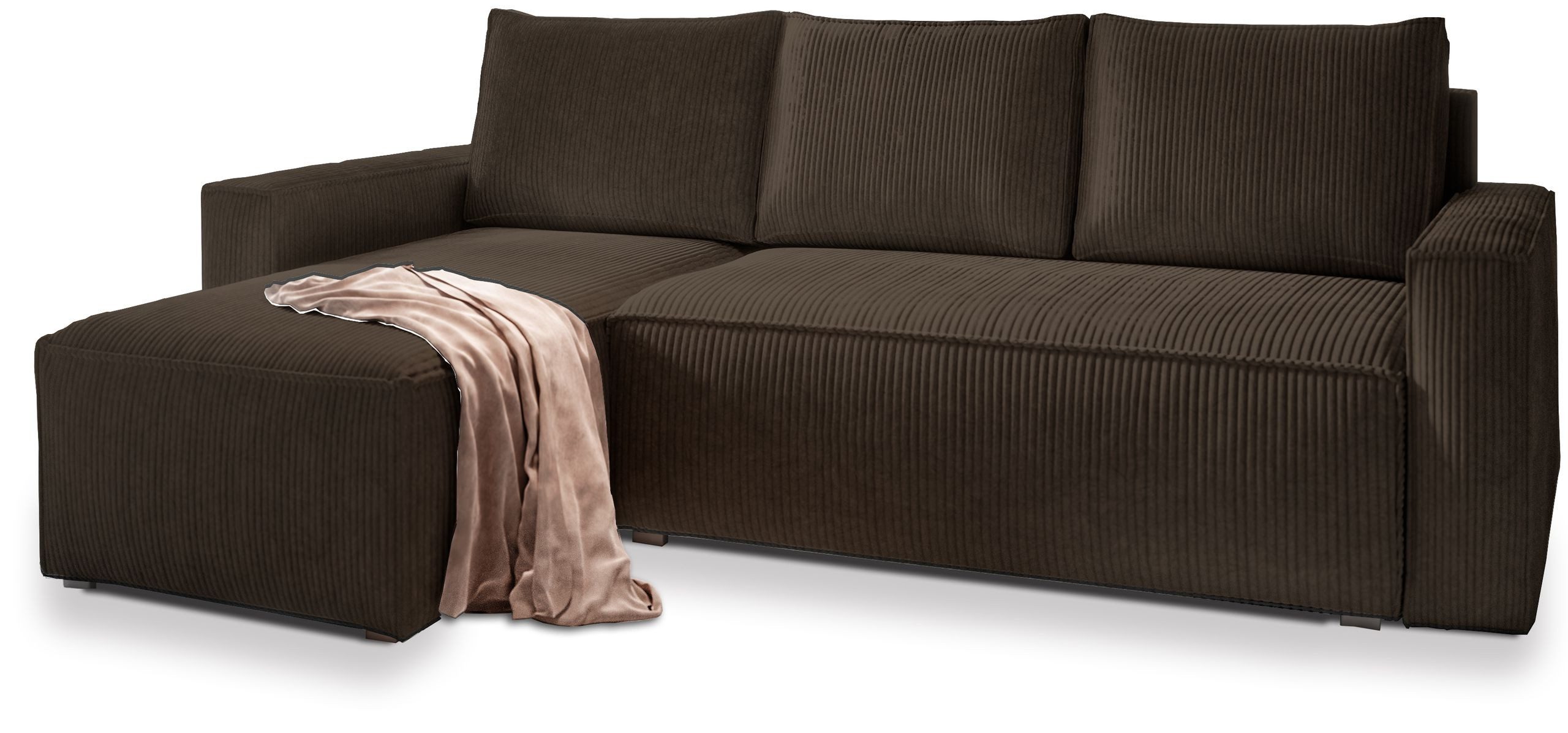 Masseno Ecksofa POTARO mit Schlaffunktion L-Form, günstig online kaufen