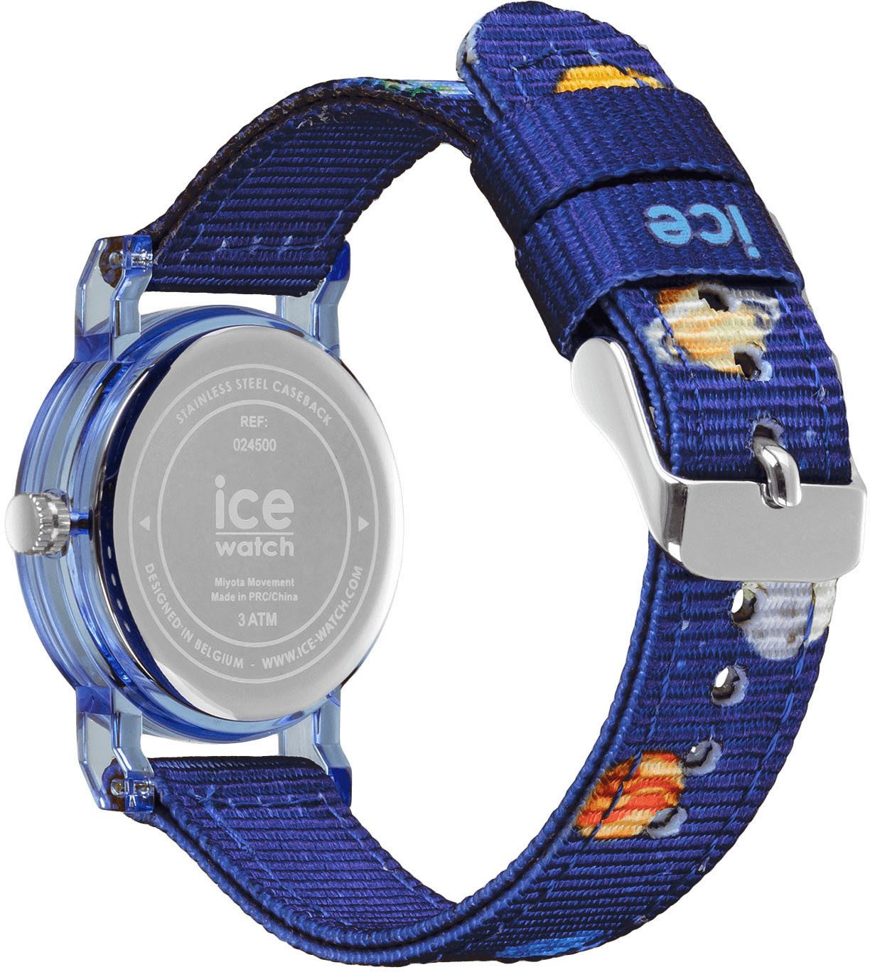 ice-watch Quarzuhr ICE learning - Boy - Extra Small - 3H 024500, Armbanduhr,Kinderuhr,Lernuhr,Jungen,Schulanfang,Geschenkidee,Weltall