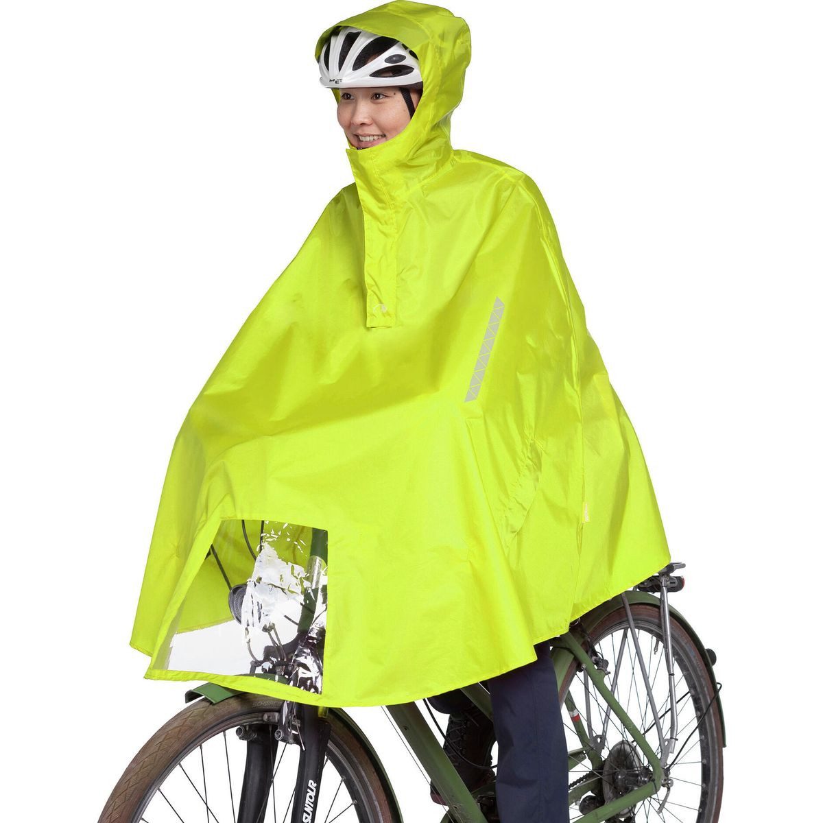 TATONKA® Fahrradjacke Bike Poncho Der Tatonka Bike Poncho schützt Radfahrer zuverlässig vor Wind und