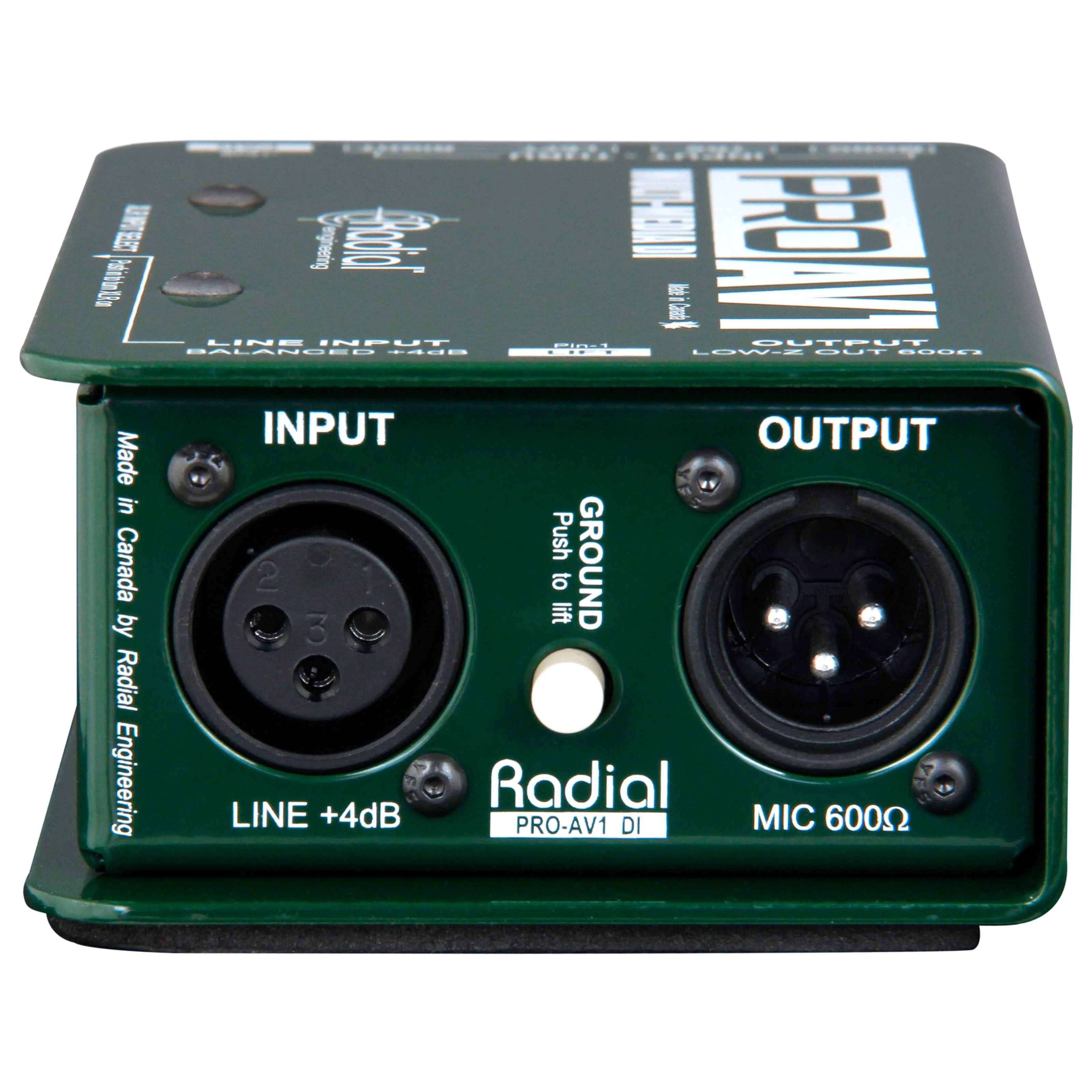 Radial Audio-Wandler, (Pro AV1 passive Multimedia DI-Box, Studio Hardware, DI-Boxen), Pro AV1 - DI Box