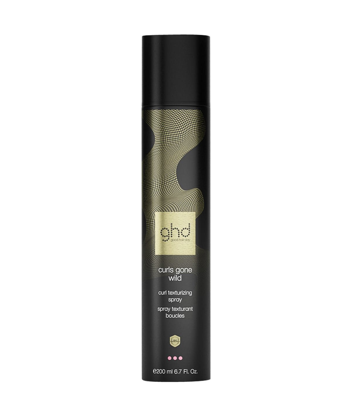 GHD Haarstyling-Liquid ghd curls gone wild Texturizing Spray 200 ml – Volumen & Hitzeschutz, 1-tlg., Texturizing Spray