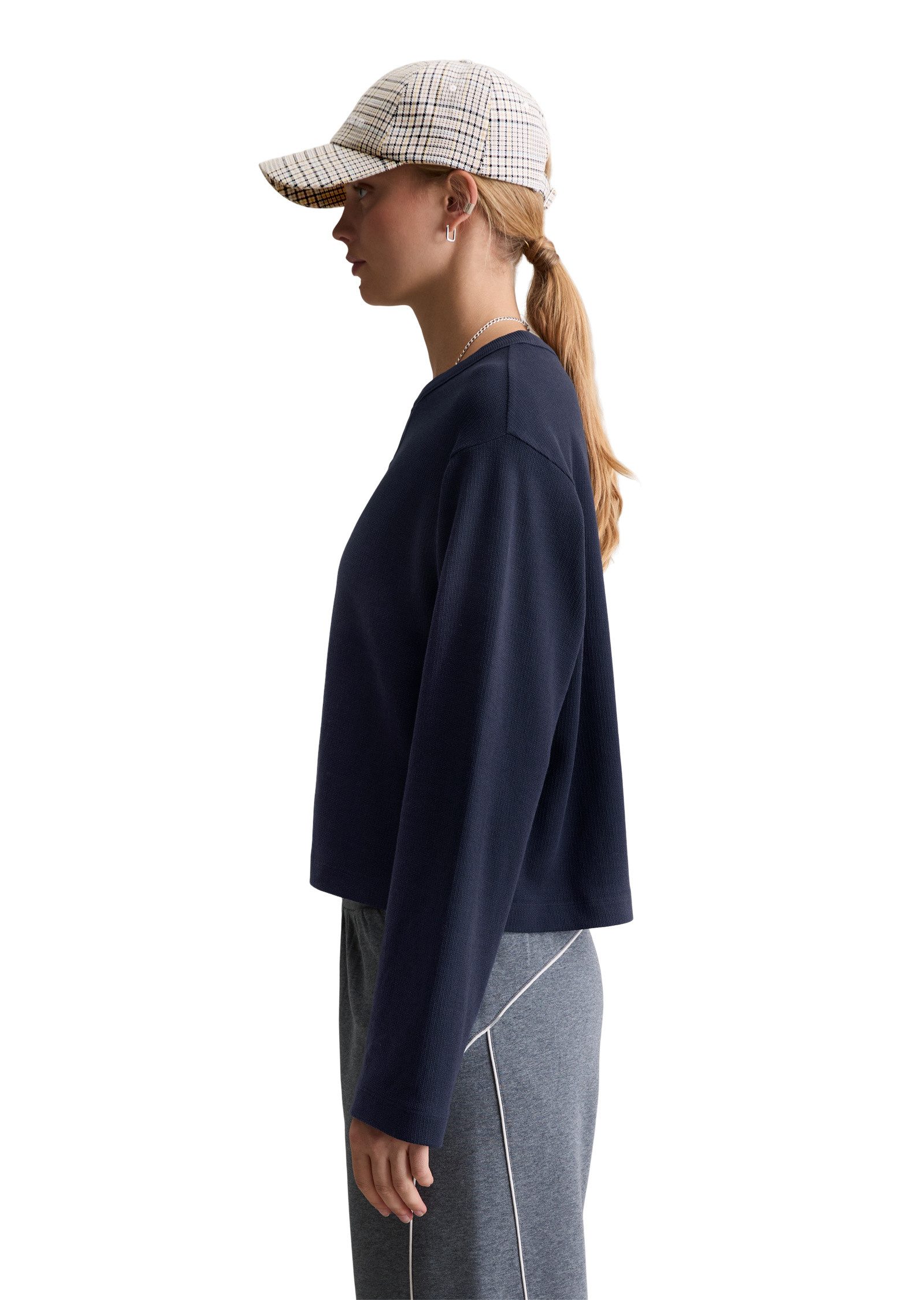 Marc O'Polo DENIM Langarmshirt aus Heavy Jersey günstig online kaufen