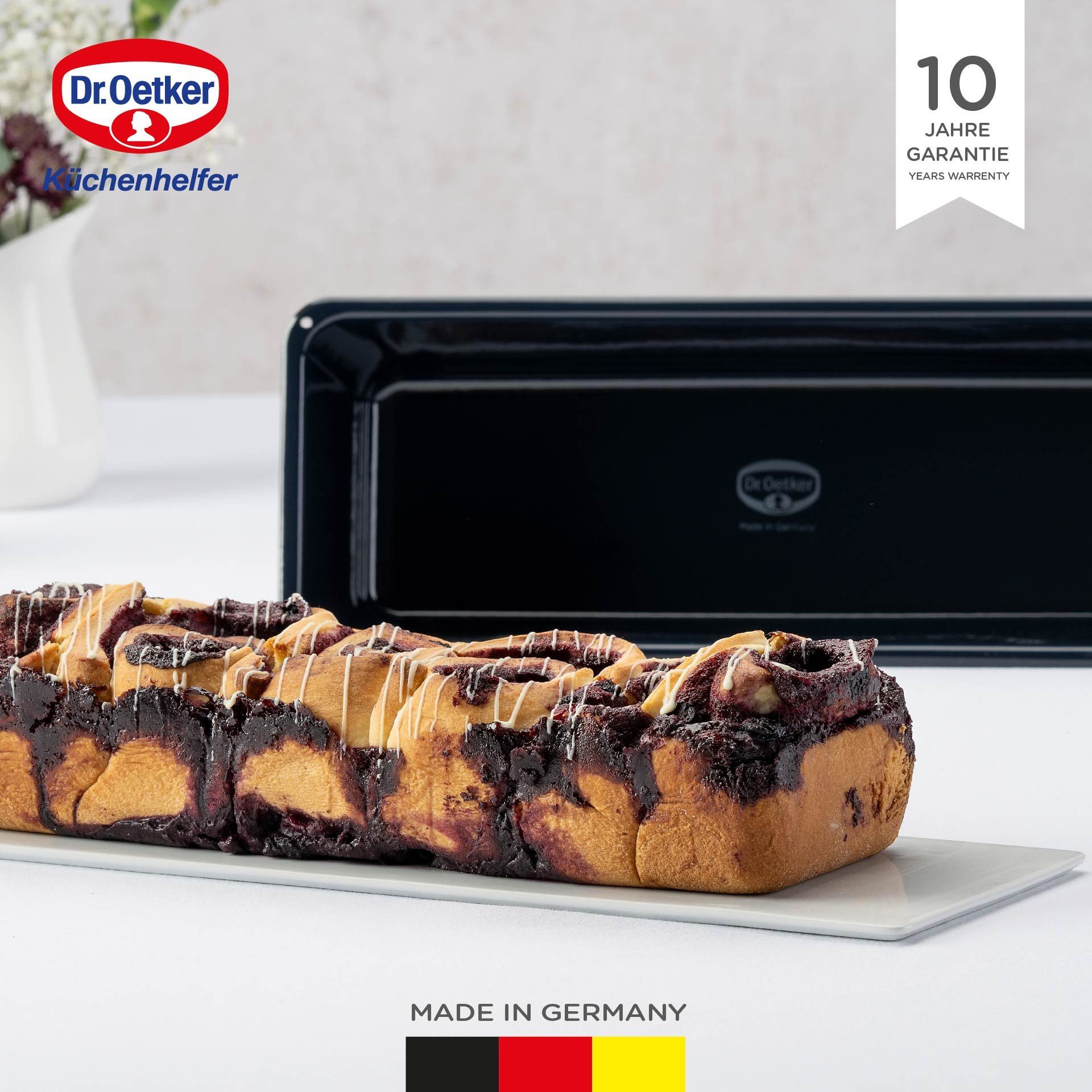Dr. Oetker Küchenhelfer Brotbackform 35cm, schnitt- und kratzfest, spülmaschinengeeignet