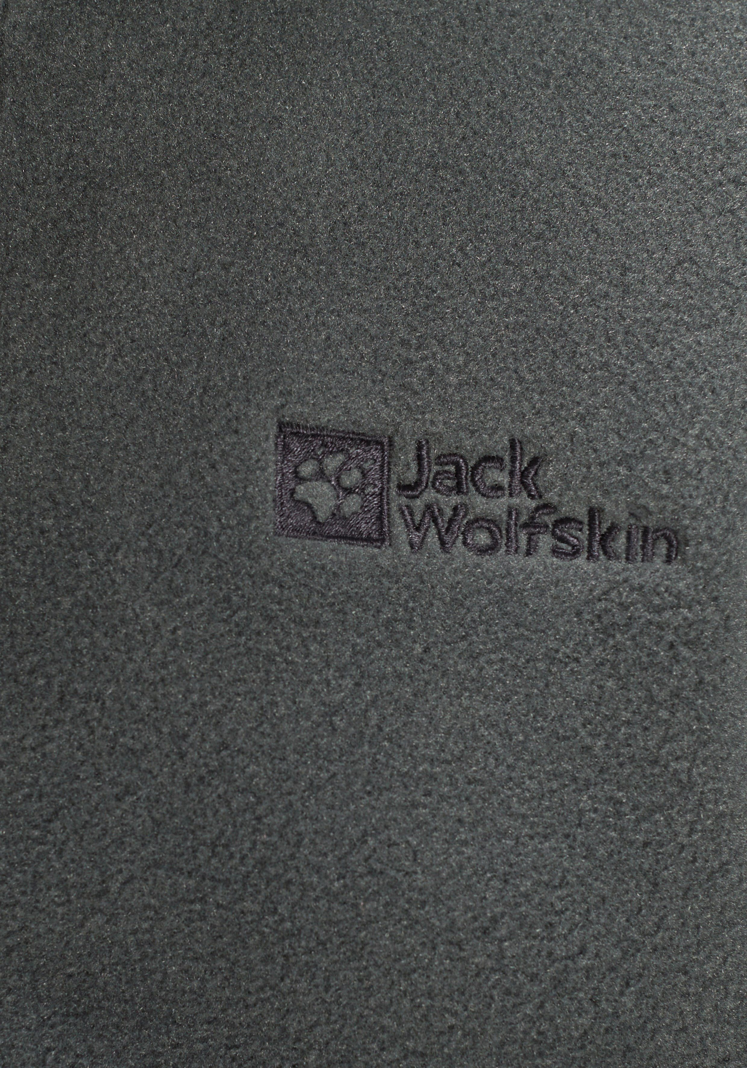 WINTERSTEIN green Fleecejacke Jack JACKET aus Recyclingmaterial slate Wolfskin K
