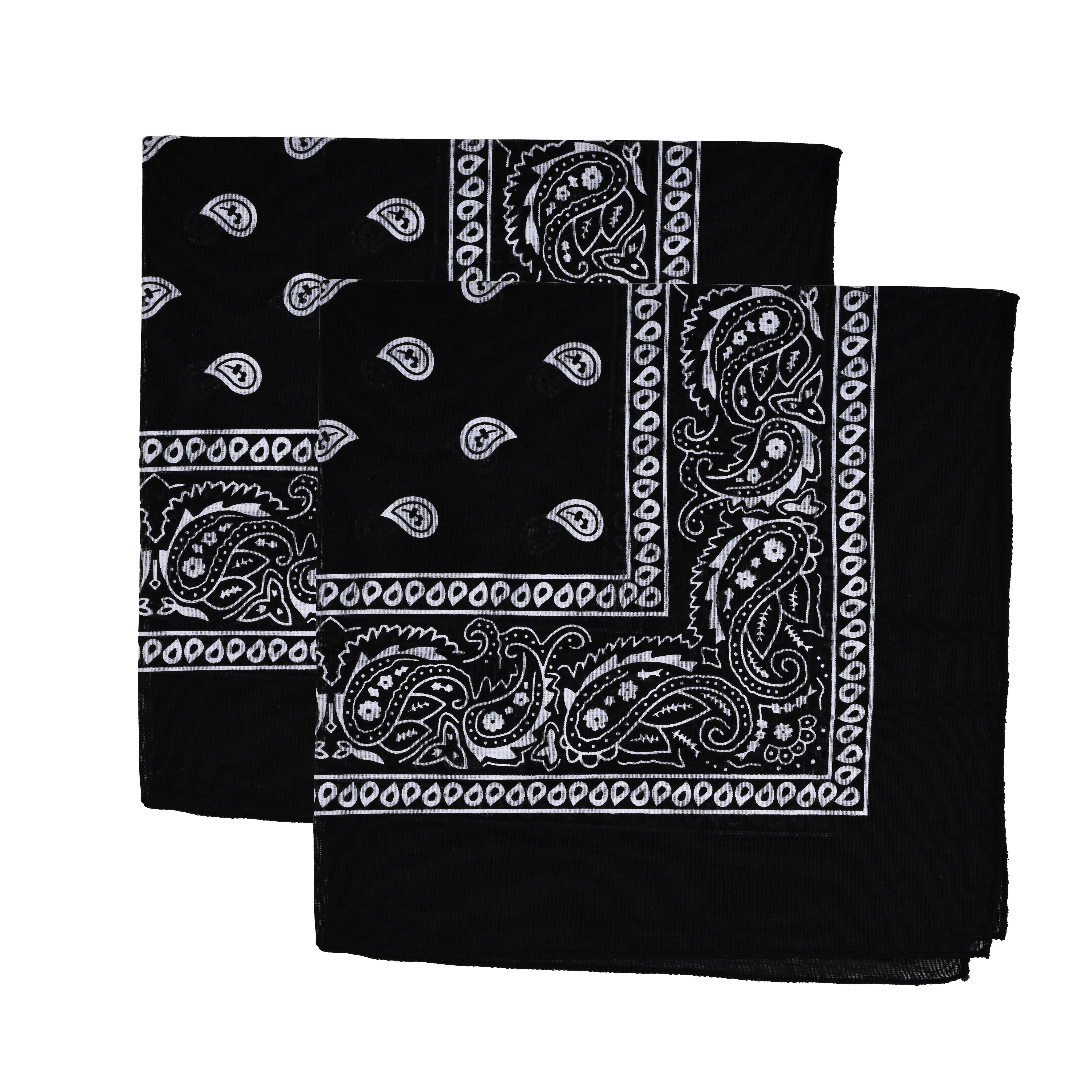 Modescout Stadler Multifunktionstuch Klassisches Paisley-Bandana im 2er-Pack, 100 % hochwertige Baumwolle