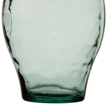 Bigbuy Dekovase Vase Recyceltes Glas grün 28 x 28 x 60 cm