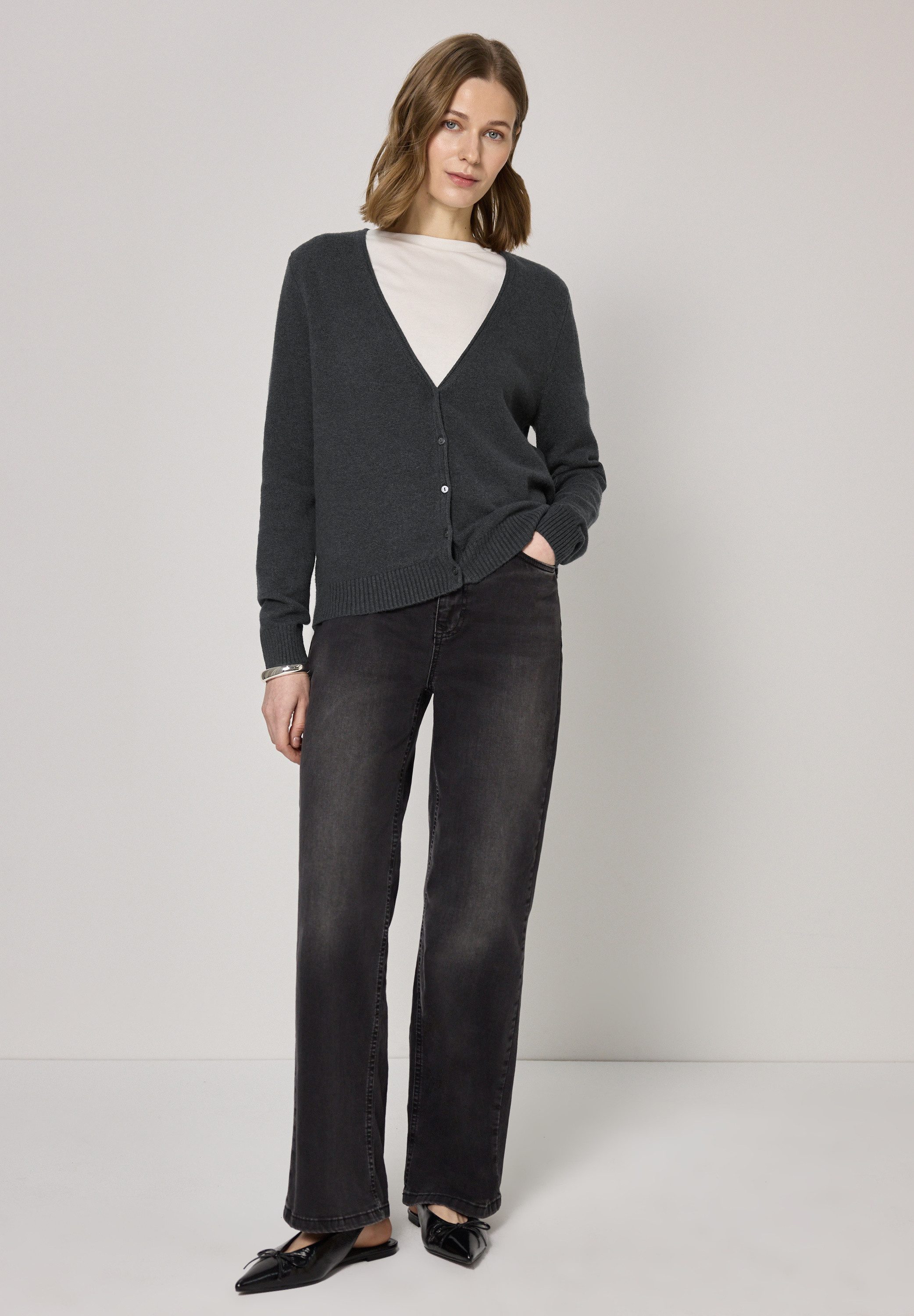 STREET ONE Cardigan mit V-Ausschnitt