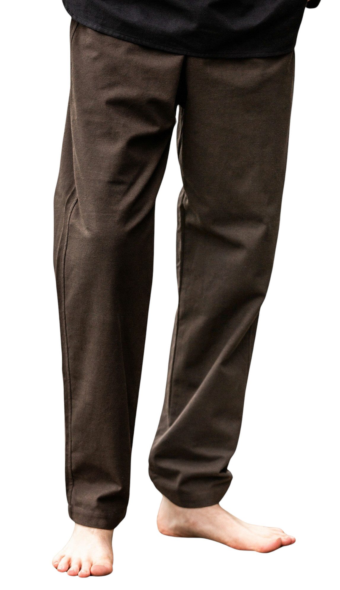 Leonardo Carbone Ritter-Kostüm Hose "Peter" mit Kordelzug, robustes Baumwollmaterial, ohne Taschen