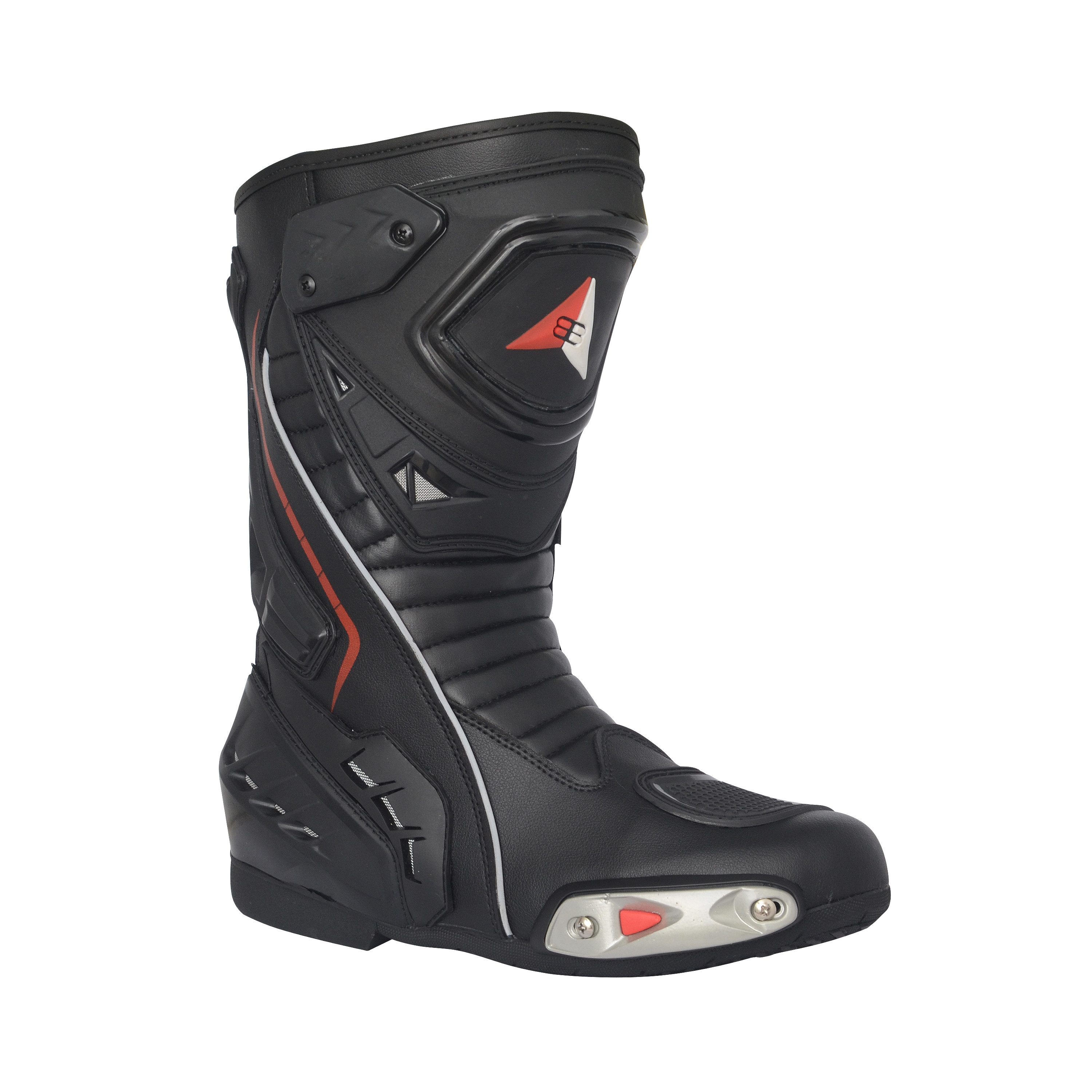 BOHMBERG Motorradstiefel aus echtem Leder / Herren / Motorradstiefel