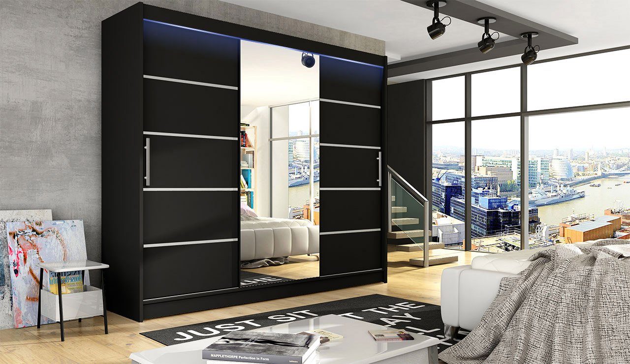 MIRJAN24 Kleiderschrank Aston VI (mit Schiebetüren günstig online kaufen