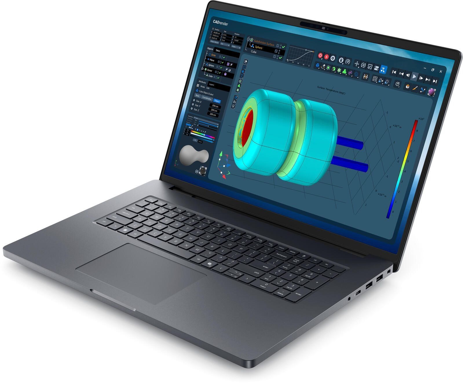 Dell Pro Max Plus 18 Laptop Ultra 9 RTX PRO 3000 64GB RAM 1TB SSD Win11 Pro Business-Notebook (45,7 cm/18 Zoll, Intel Core Ultra 9 285HX, RTX PRO 3000, 64 GB, 1000 GB SSD, 2x Thunderbolt 5, Thunderbolt 4, LAN, HDMI 2.1, Wi-Fi 7)