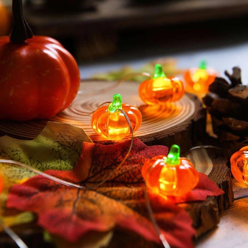 Rosnek LED-Lichterkette 2/3M, Kürbis/Mais, flexibler Kupferdraht, günstig online kaufen