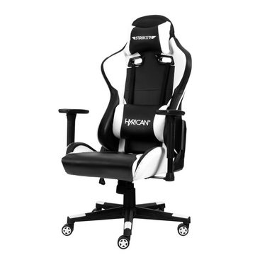 Hyrican Gaming-Stuhl "Striker Tank" schwarz/weiß, Kunstleder, ergonomischer Gamingstuhl, Bürostuhl, Schreibtischstuhl, geeignet für Erwachsene