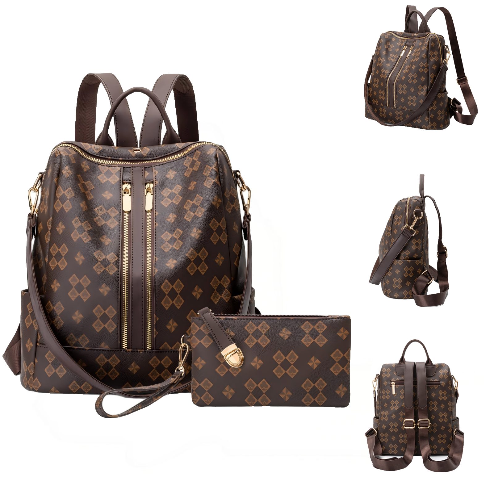 Toomoke Rucksack Damen Rucksack, Kleine 2 in 1 Rucksackhandtasche (Wasserdi günstig online kaufen