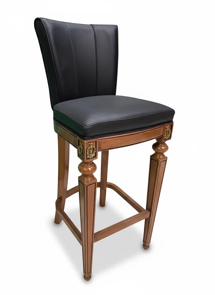 Xlmoebel Barhocker Barock Rokoko Tresenhocker Stuhl für die Bar SOFORT, Made in Europa