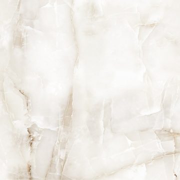 Wandfliese 1 Paket (1,44 m2) Fliesen ONYX SAND (60 × 60 cm), poliert, beige, Küche Wand Bad Flur Wandverkleidung Marmoroptik Steinoptik creme beige