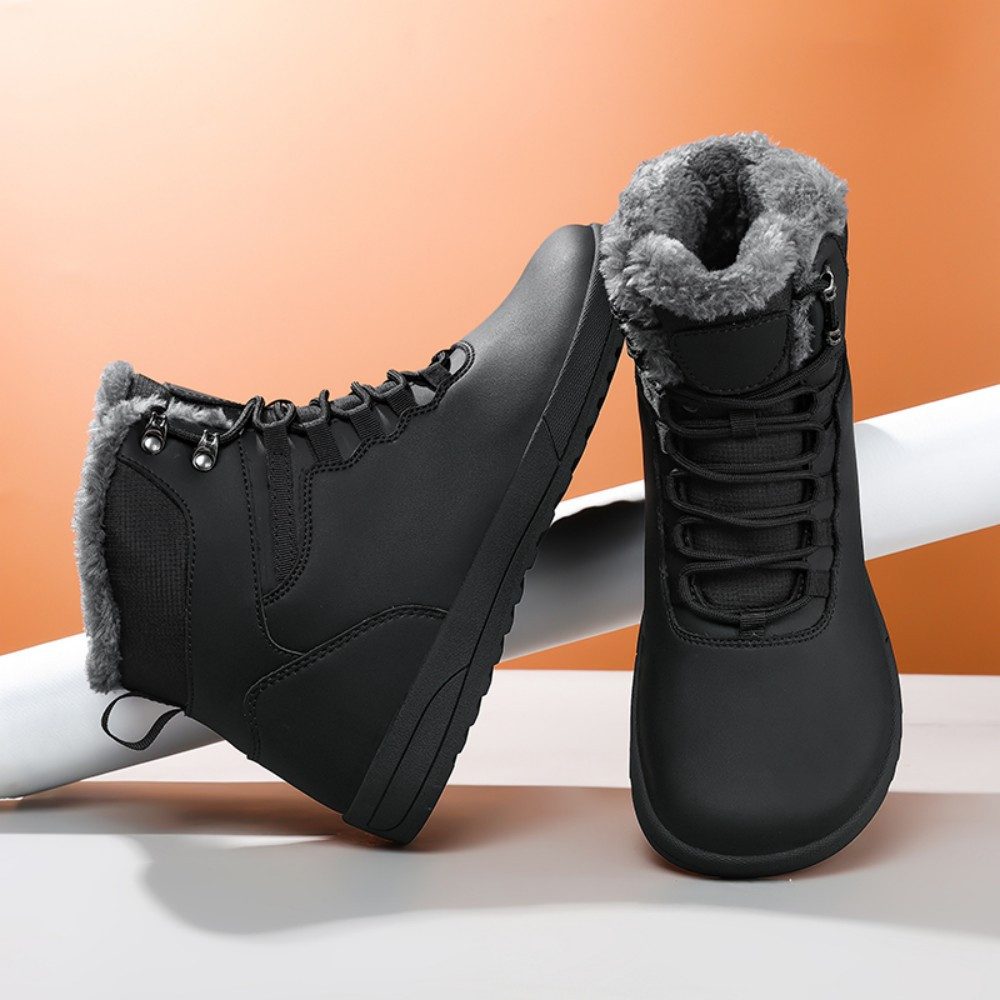 HUSK'SWARE Schneeschuhe Bequeme Winter-Schneestiefel (Warme Wanderschuhe, High-Top-Schuhe), efütterte Winterstiefel für Damen & Herrenr- ideal für kalte Tage – Bild 2 von 5