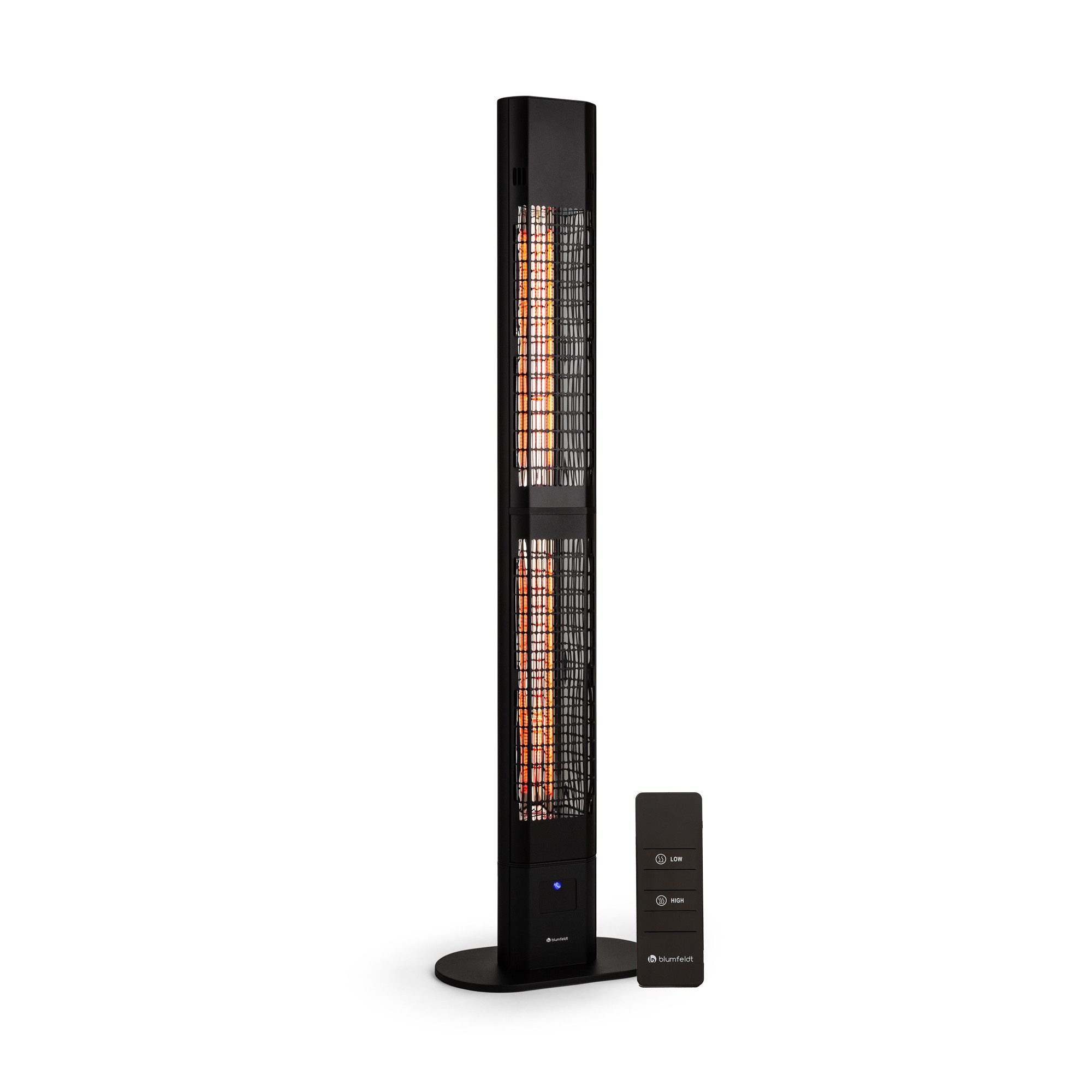 blumfeldt Terrassenstrahler Heat Guru 3000, Infrarot Heizstrahler Terrasse Terrassenheizstrahler Infrarotstrahler