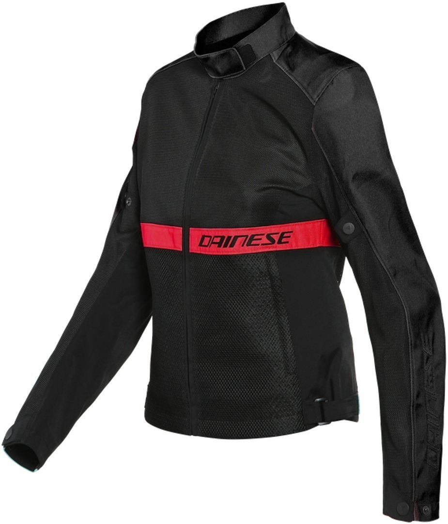 Dainese Motorradjacke Ribelle Air Tex Damen Motorrad Textiljacke Black/Red