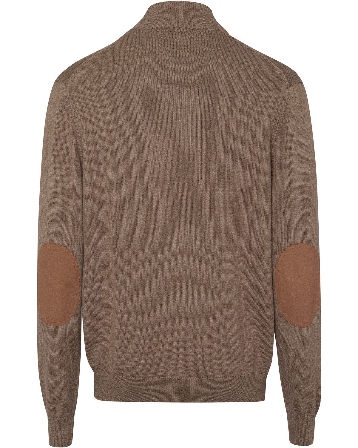 Highmoor Strickjacke Cardigan mit Lederdetails günstig online kaufen