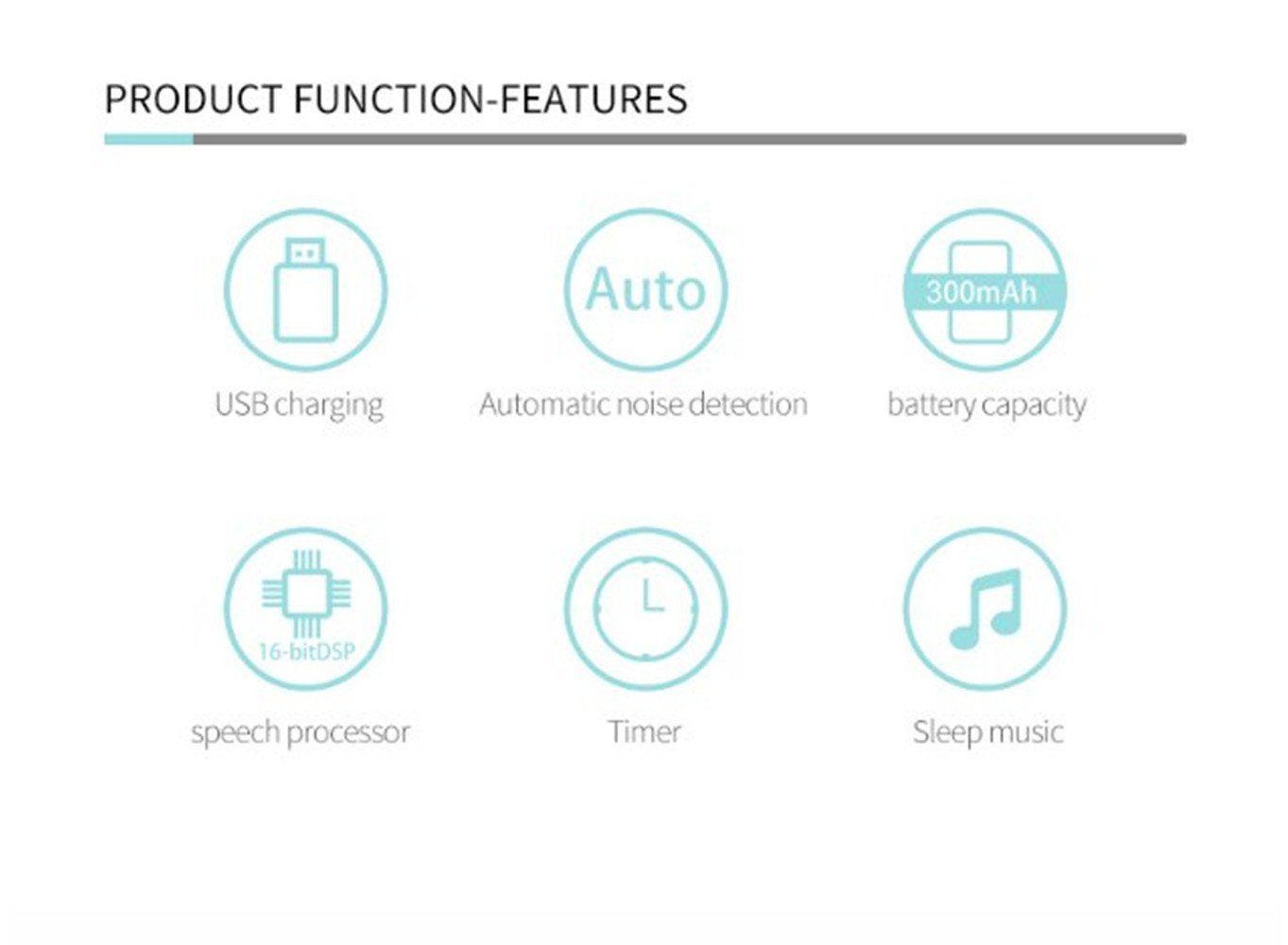 XDOVET White Geräusche,Tragbarkeit) Schlaftherapie - Sound Noise Baby Lautsprecher (mit Nachtlicht,Beruhigende 1 Einschlafhilfe Machine