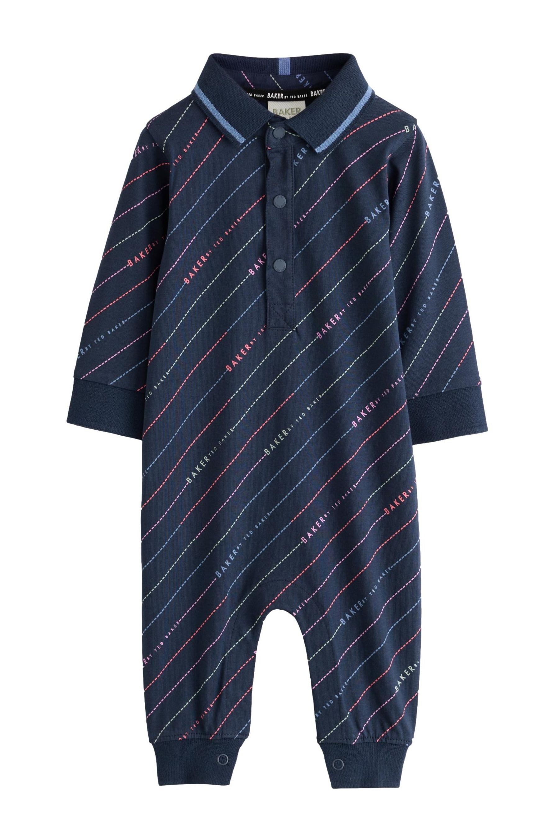 Strampler Baker by Ted Baker Polo-Romper mit Print