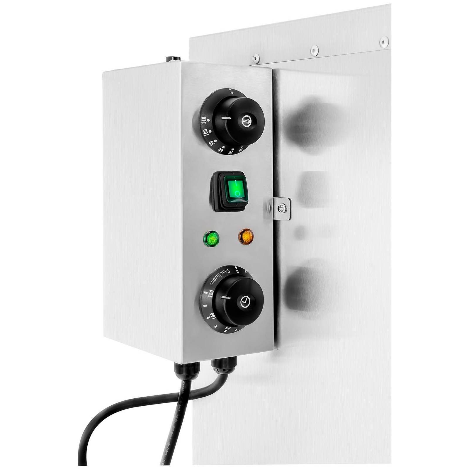 Royal Catering Räucherofen 147 L Räucherschrank Edelstahl Smoker Räuchertonne 8 Roste Profi, 1,000 W, verschiedene Größen