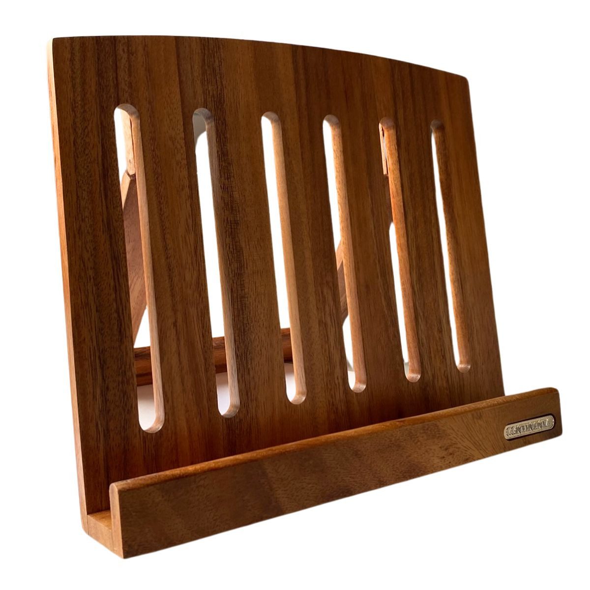 Continenta Kochbuchhalter Kochbuchhalter aus Akazienholz, 28 x 24 x 6 cm, Continenta (1 St)
