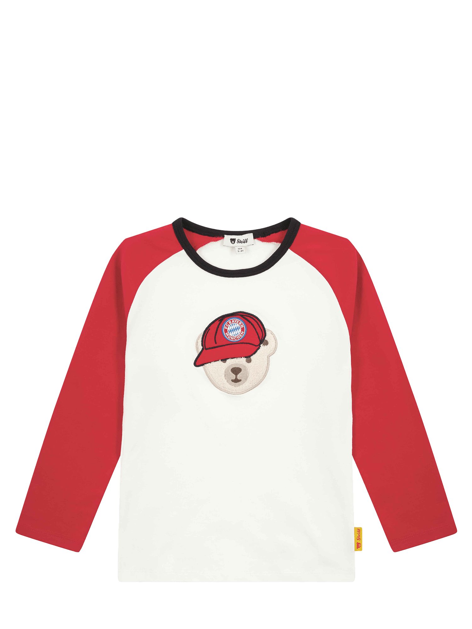 Steiff Longsleeve FC Bayern München, Longsleeve, Kinder, Rot/Weiß