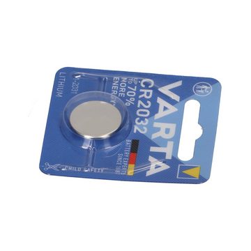 VARTA 6x VARTA Lithium-Knopfzelle 3V CR 2032 DL 2032 ECR 2032 L14 EA Knopfzelle, (3 V)