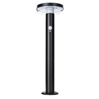 Kiom LED Außen-Stehlampe Solar Wegeleuchte Piran 50cm schwarz Sensor 600 lm, Bewegungsmelder und Dauerlicht, LED, LED-Leuchtmittel fest verbaut, warmweiß
