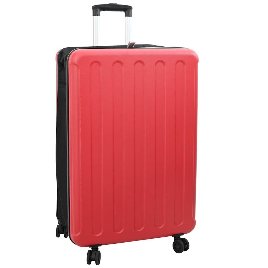 vidaXL Trolley Koffer mit Schloss Rot 50 x 30 x 76 cm ABS Kunststoff