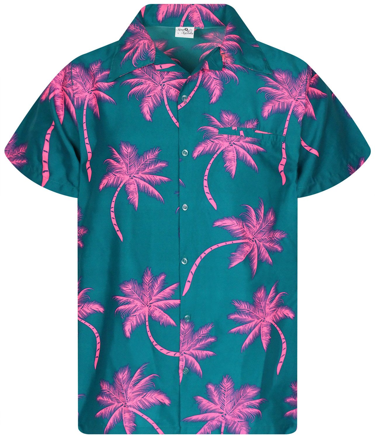 King Kameha Hawaiihemd Palmshadow Funky Hawaii-Hemd günstig online kaufen
