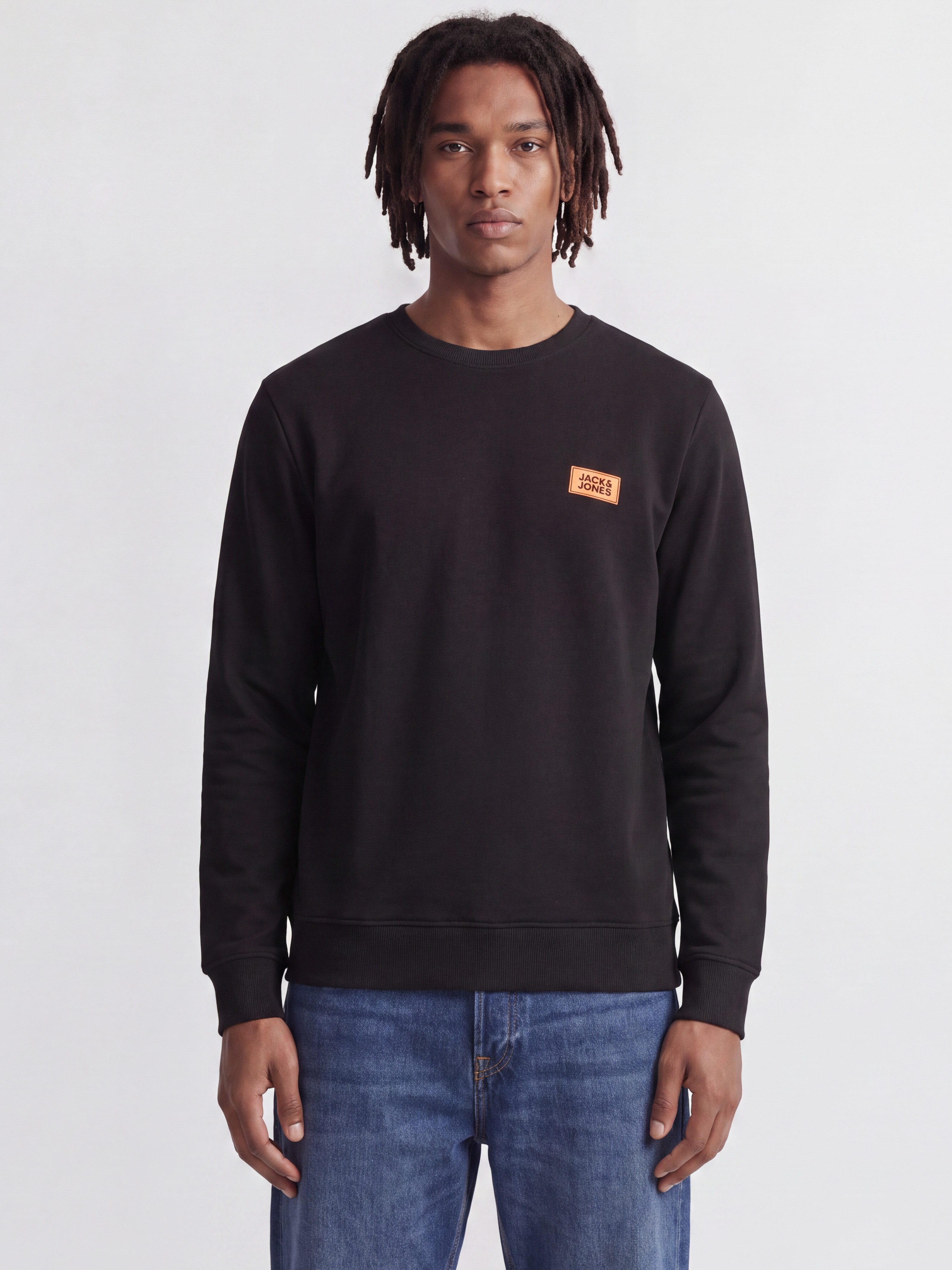 Jack & Jones Sweatshirt JJRUSH SWEAT CREW NECK 3PK MP (Packung, 3-tlg) Baumwollmischung, regular fit – Bild 3 von 5