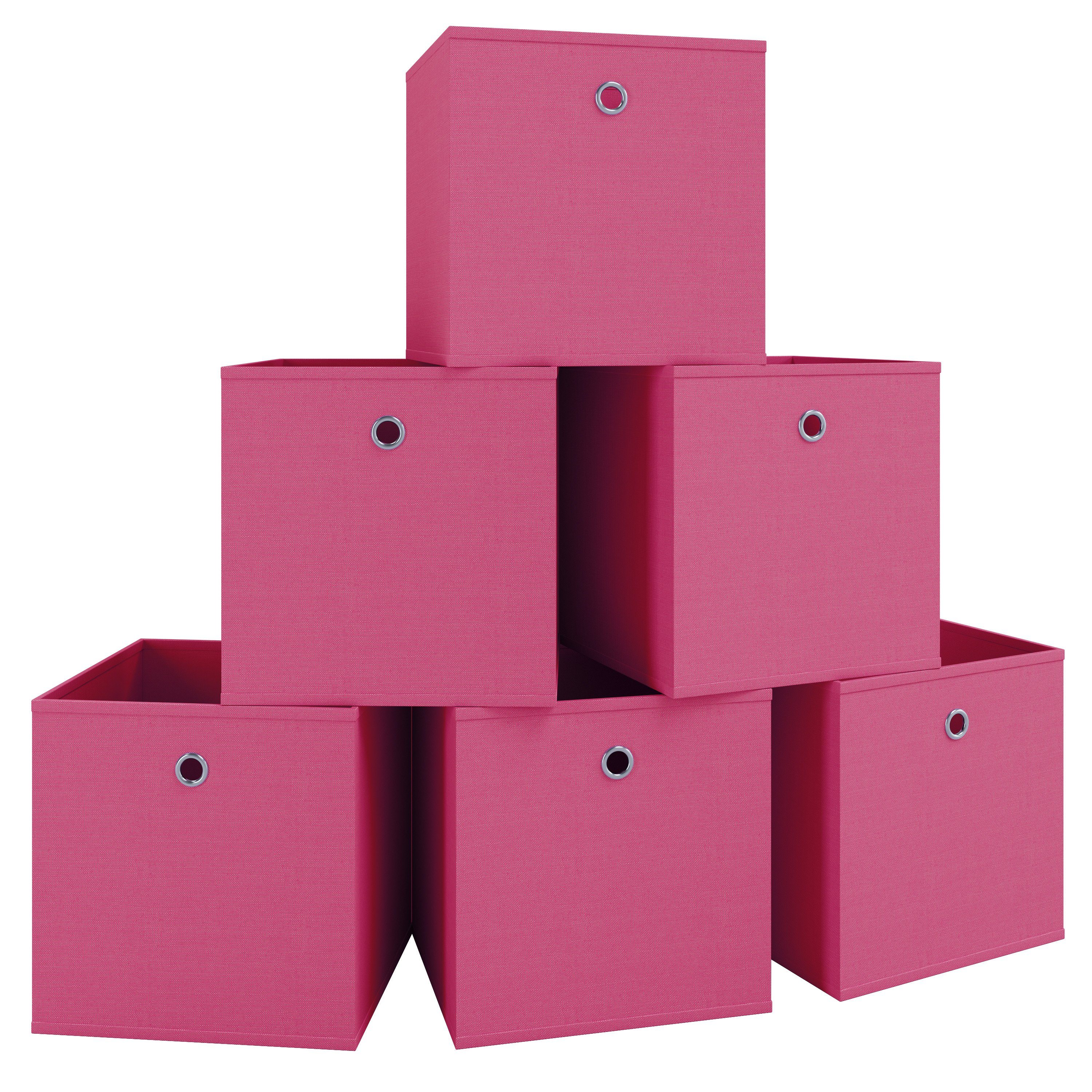 VCM Faltbox 6er Set Faltbox Klappbox Aufbewahrungsbox Boxas (Spar-Set, 6 St., 6)