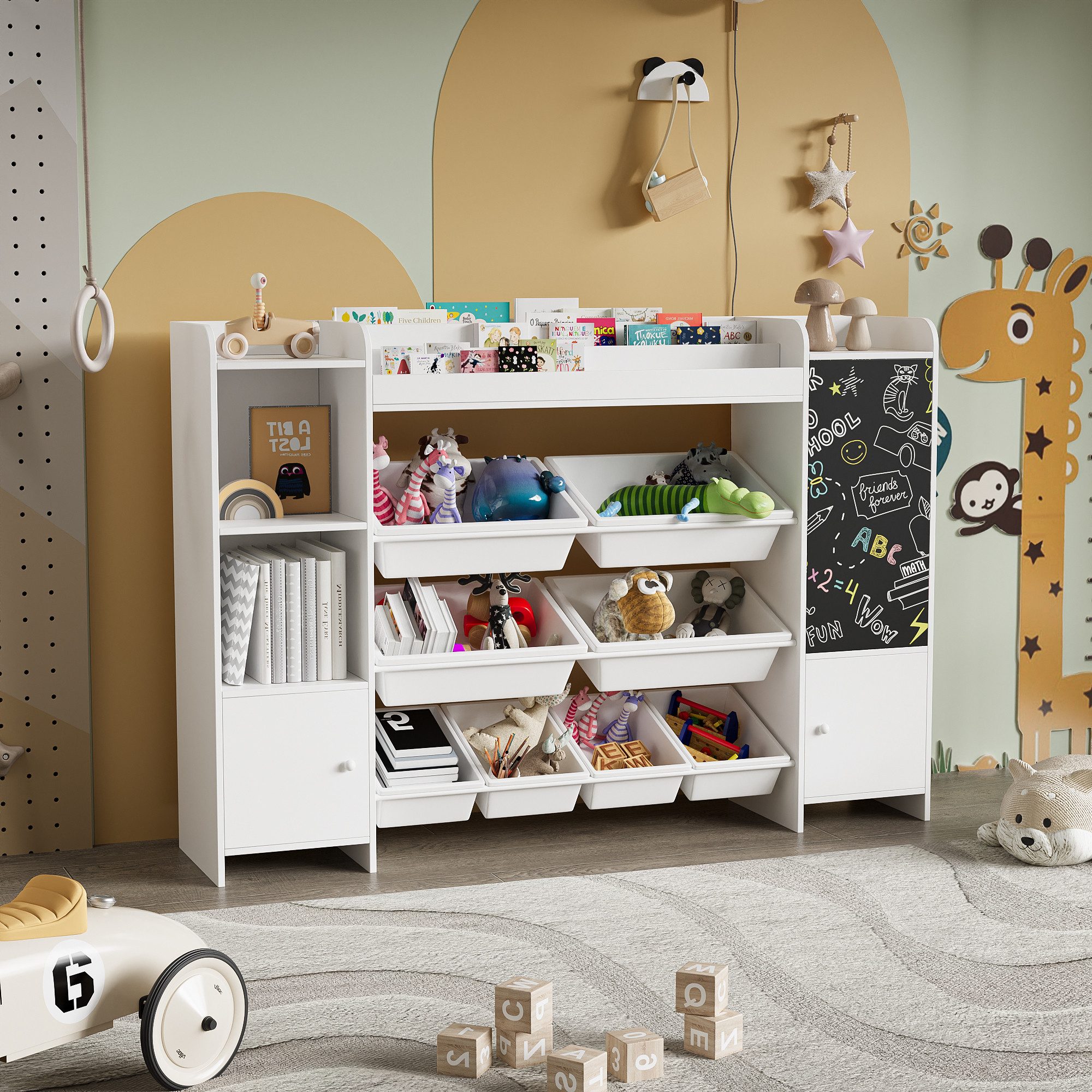 Furnishings Home Spielzeugtruhe Kinder Ablageregal Kinderregal günstig online kaufen