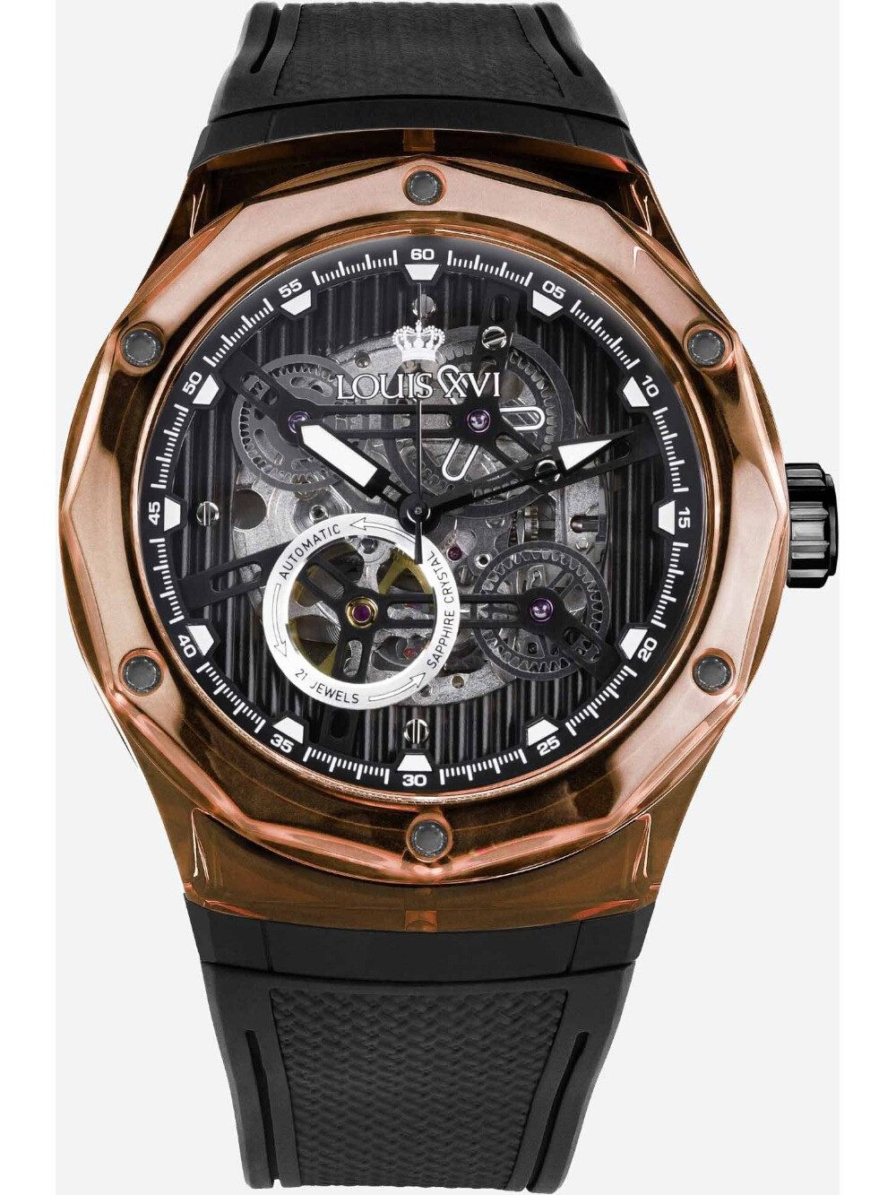 LOUIS XVI Automatikuhr Louis XVI LXVI3883 Herrenuhr La Lumière Automatik 45mm 5ATM Louis XVI LXVI3883 Herrenuhr La Lumière Automatik 45mm 5ATM