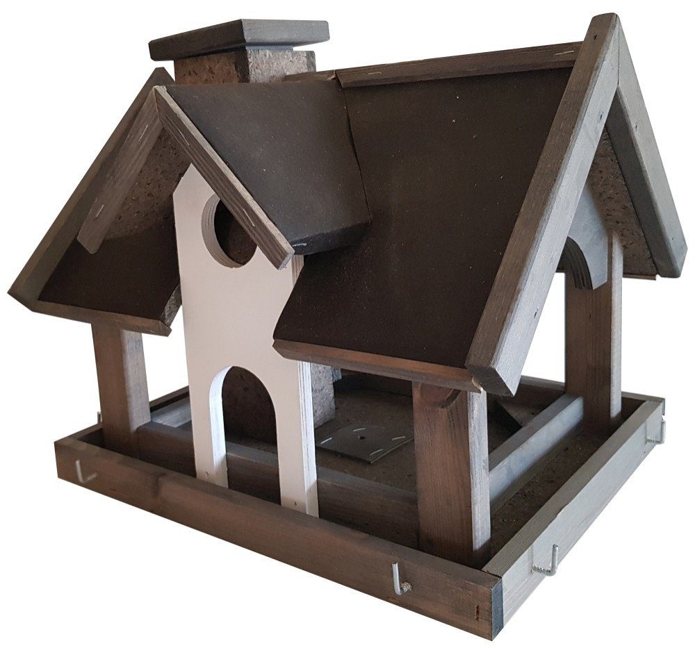 Vogelhaus Vogelhaus massiv mit 3-Bein Ständer LxBxH: