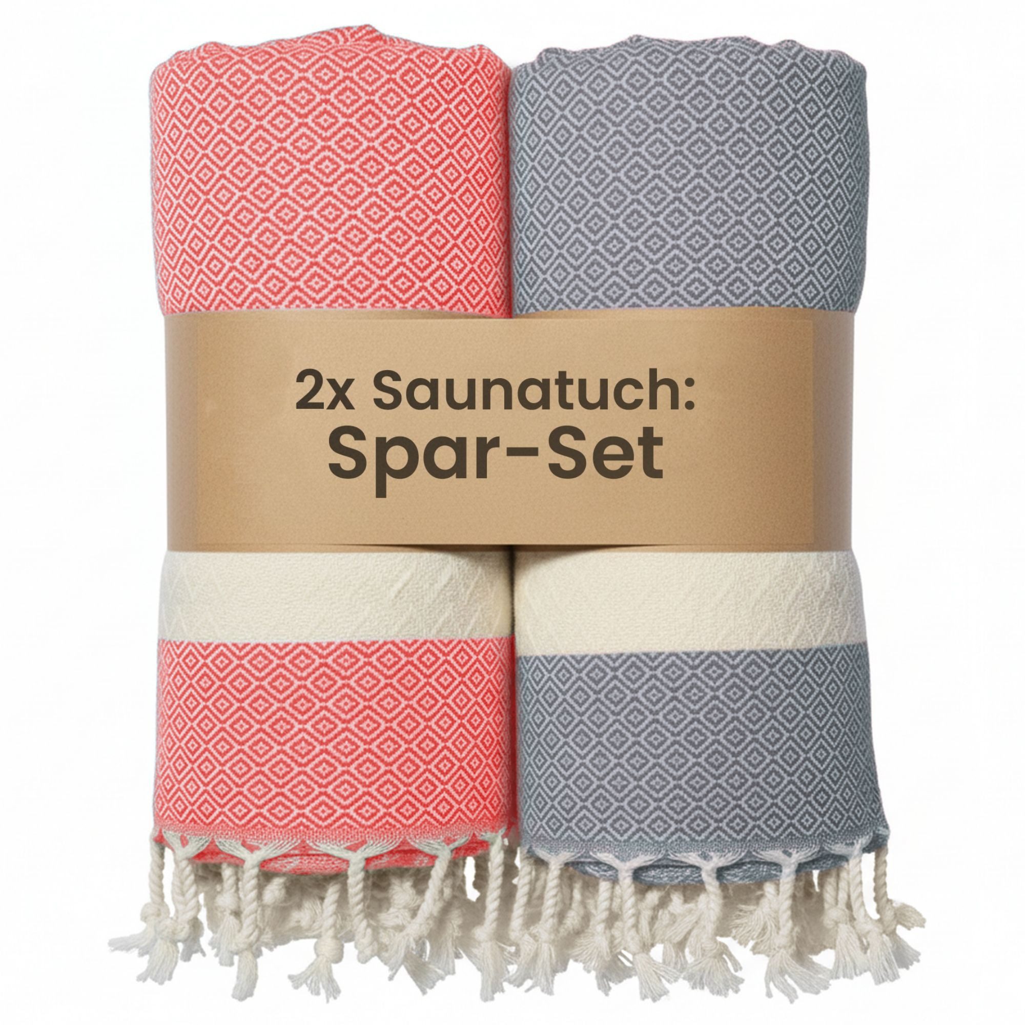 furora HOLIDAY Saunatuch Saunahandtuch Saunatuch Damen + Herren, Hamamtuch groß 100x200 XXL