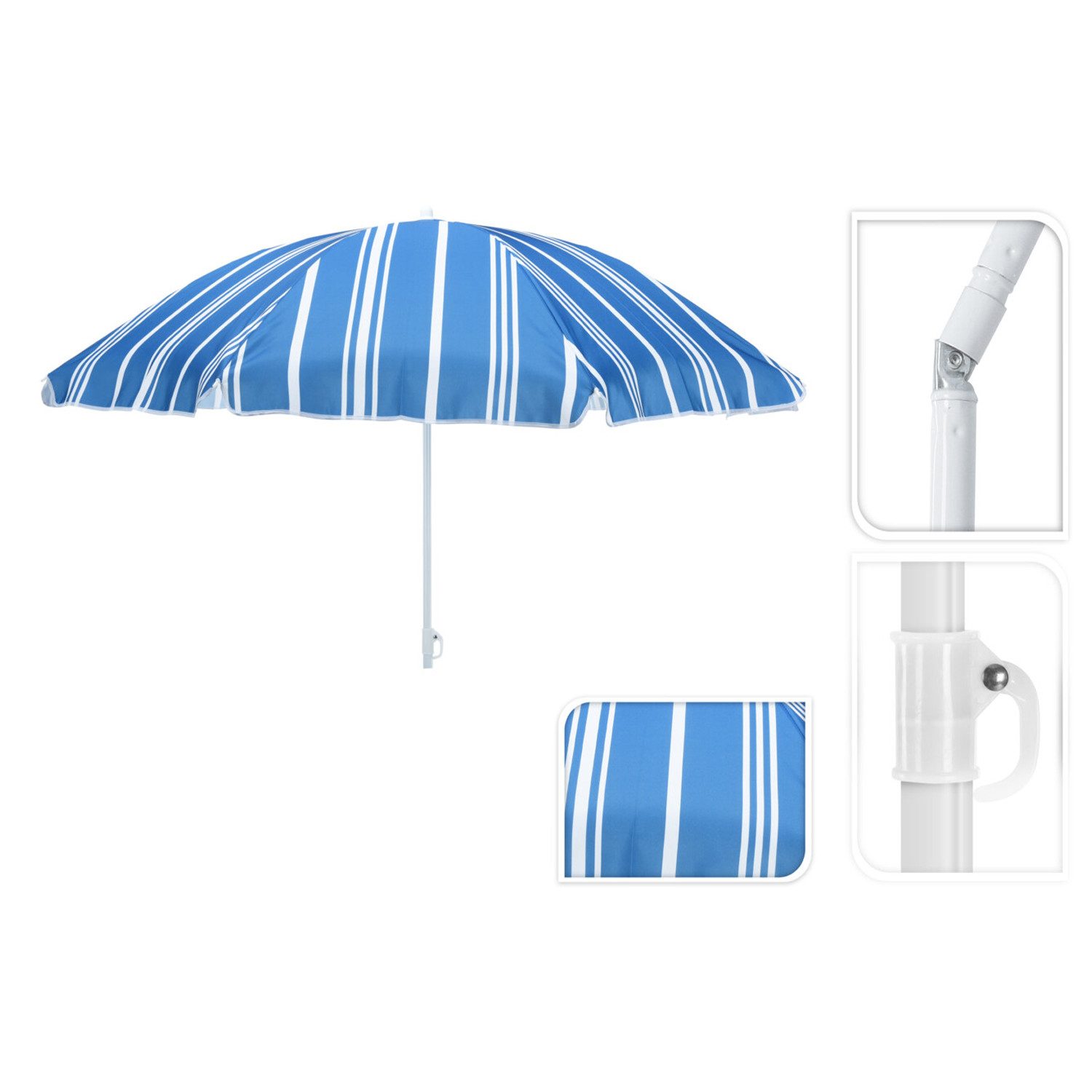 INDA-Exclusiv Ampelschirm Sonnenschirm Strandschirm Ø1,80m Polyester günstig online kaufen